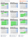 Kalender 1999 mit Ferien und Feiertagen Basilikata