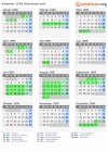 Kalender 1999 mit Ferien und Feiertagen Oberösterreich