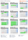 Kalender 1999 mit Ferien und Feiertagen Vorarlberg