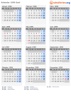 Kalender 1999 mit Ferien und Feiertagen Genf