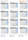 Kalender 1999 mit Ferien und Feiertagen Jura