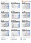 Kalender 1999 mit Ferien und Feiertagen Uri