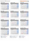 Kalender 2000 mit Ferien und Feiertagen Venetien