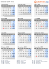 Kalender 2000 mit Ferien und Feiertagen Jura