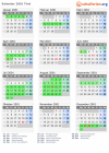 Kalender 2001 mit Ferien und Feiertagen Tirol