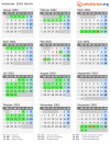 Kalender 2002 mit Ferien und Feiertagen Berlin