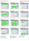 Kalender 2002 mit Ferien und Feiertagen Lyon
