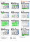 Kalender 2002 mit Ferien und Feiertagen Wien