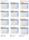 Kalender 2002 mit Ferien und Feiertagen Jura
