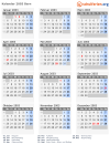 Kalender 2003 mit Ferien und Feiertagen Bern