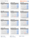 Kalender 2003 mit Ferien und Feiertagen Genf