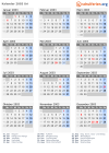 Kalender 2003 mit Ferien und Feiertagen Uri