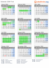 Kalender 2004 mit Ferien und Feiertagen Tirol