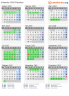 Kalender 2005 mit Ferien und Feiertagen Flandern