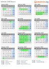 Kalender 2005 mit Ferien und Feiertagen Bayern