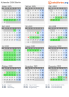 Kalender 2005 mit Ferien und Feiertagen Berlin