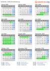 Kalender 2005 mit Ferien und Feiertagen Brandenburg