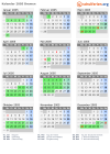 Kalender 2005 mit Ferien und Feiertagen Bremen
