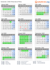 Kalender 2005 mit Ferien und Feiertagen Rheinland-Pfalz