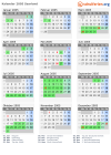 Kalender 2005 mit Ferien und Feiertagen Saarland