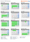 Kalender 2005 mit Ferien und Feiertagen Besançon