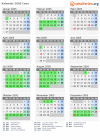 Kalender 2005 mit Ferien und Feiertagen Caen