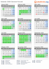 Kalender 2005 mit Ferien und Feiertagen Clermont-Ferrand