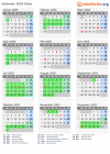 Kalender 2005 mit Ferien und Feiertagen Dijon