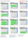 Kalender 2005 mit Ferien und Feiertagen Straßburg