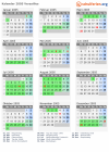 Kalender 2005 mit Ferien und Feiertagen Versailles