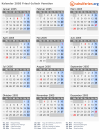 Kalender 2005 mit Ferien und Feiertagen Friaul-Julisch Venetien