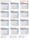Kalender 2005 mit Ferien und Feiertagen Kampanien