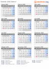 Kalender 2005 mit Ferien und Feiertagen Südtirol