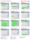 Kalender 2005 mit Ferien und Feiertagen Burgenland