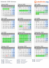 Kalender 2005 mit Ferien und Feiertagen Kärnten