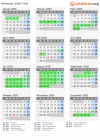 Kalender 2005 mit Ferien und Feiertagen Tirol