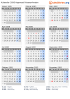 Kalender 2005 mit Ferien und Feiertagen Appenzell Ausserrhoden