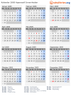 Kalender 2005 mit Ferien und Feiertagen Appenzell Innerrhoden