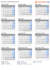 Kalender 2005 mit Ferien und Feiertagen Basel-Stadt