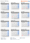 Kalender 2005 mit Ferien und Feiertagen Bern