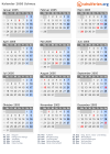 Kalender 2005 mit Ferien und Feiertagen Schwyz