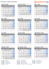Kalender 2005 mit Ferien und Feiertagen Solothurn