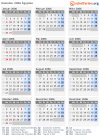 Kalender 2006 mit Ferien und Feiertagen Ägypten