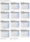 Kalender 2006 mit Ferien und Feiertagen Algerien