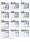 Kalender 2006 mit Ferien und Feiertagen Bahrain