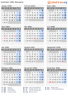 Kalender 2006 mit Ferien und Feiertagen Botsuana