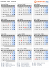 Kalender 2006 mit Ferien und Feiertagen Burundi