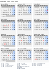Kalender 2006 mit Ferien und Feiertagen Costa Rica