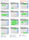 Kalender 2006 mit Ferien und Feiertagen Bayern