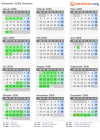 Kalender 2006 mit Ferien und Feiertagen Bremen